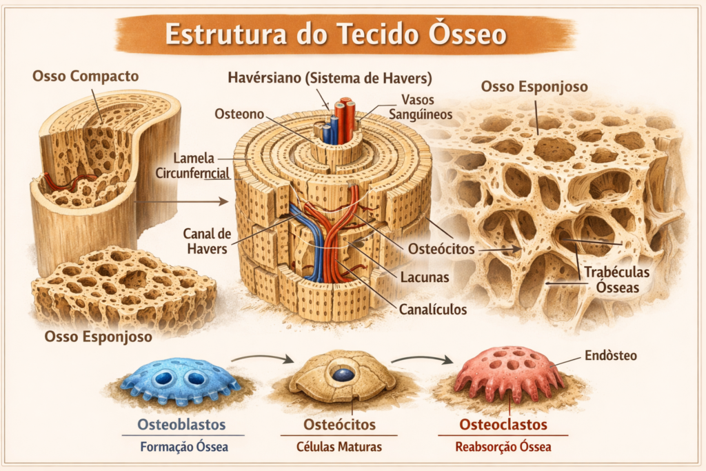 Estrutura do tecido ósseo